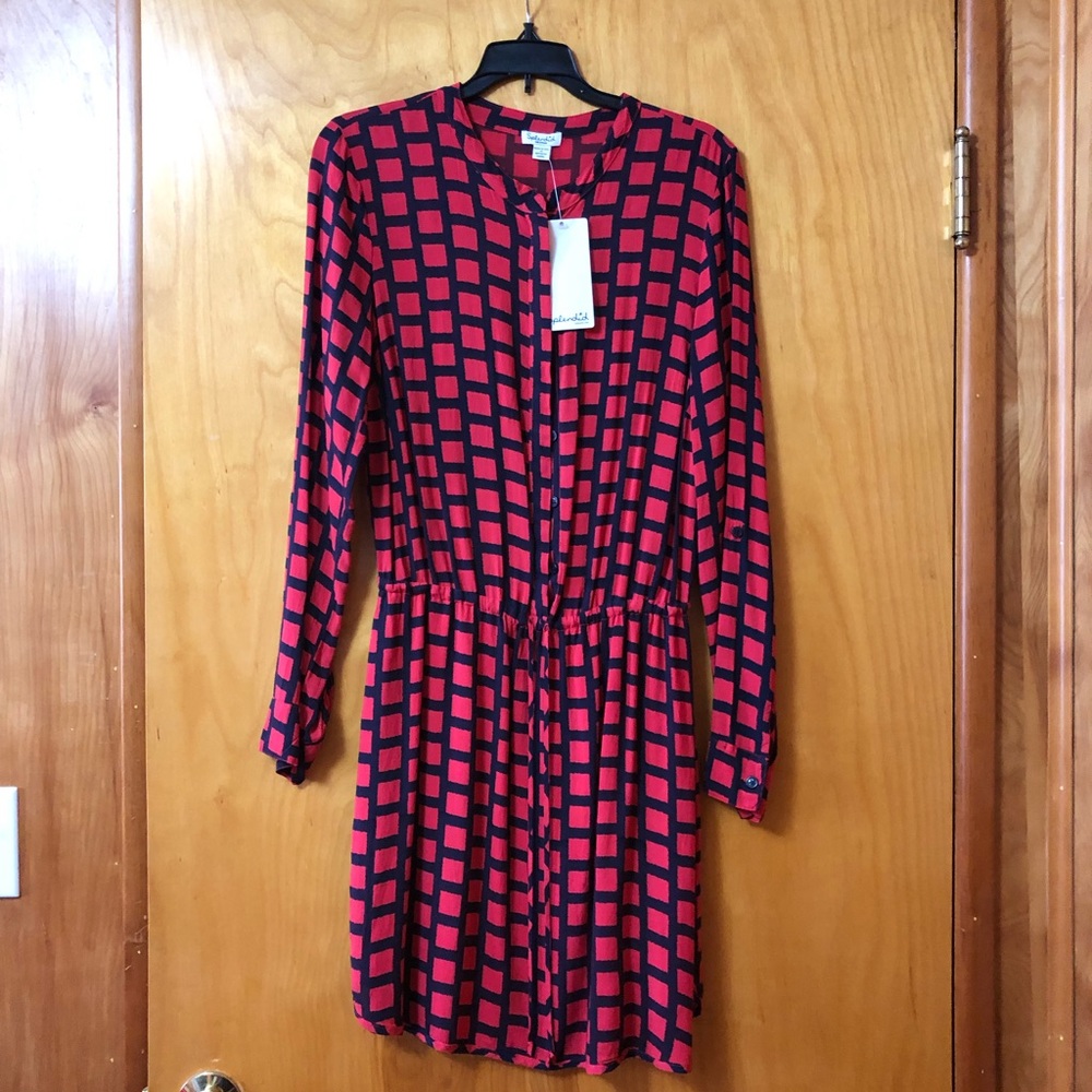 Splendid button up shirt dress new with tags